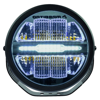 OPTIBEAM Extra light Savage 9" - dimensionsspecifikation | Optibeam
