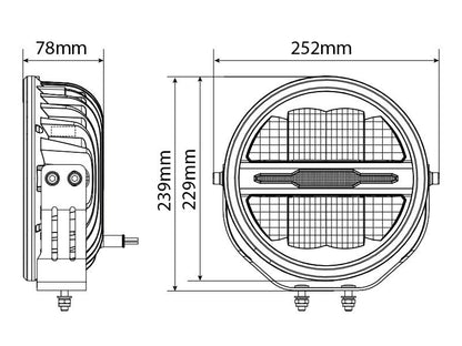 OPTIBEAM Extra light Savage 9" – produktbillede 11 | Optibeam