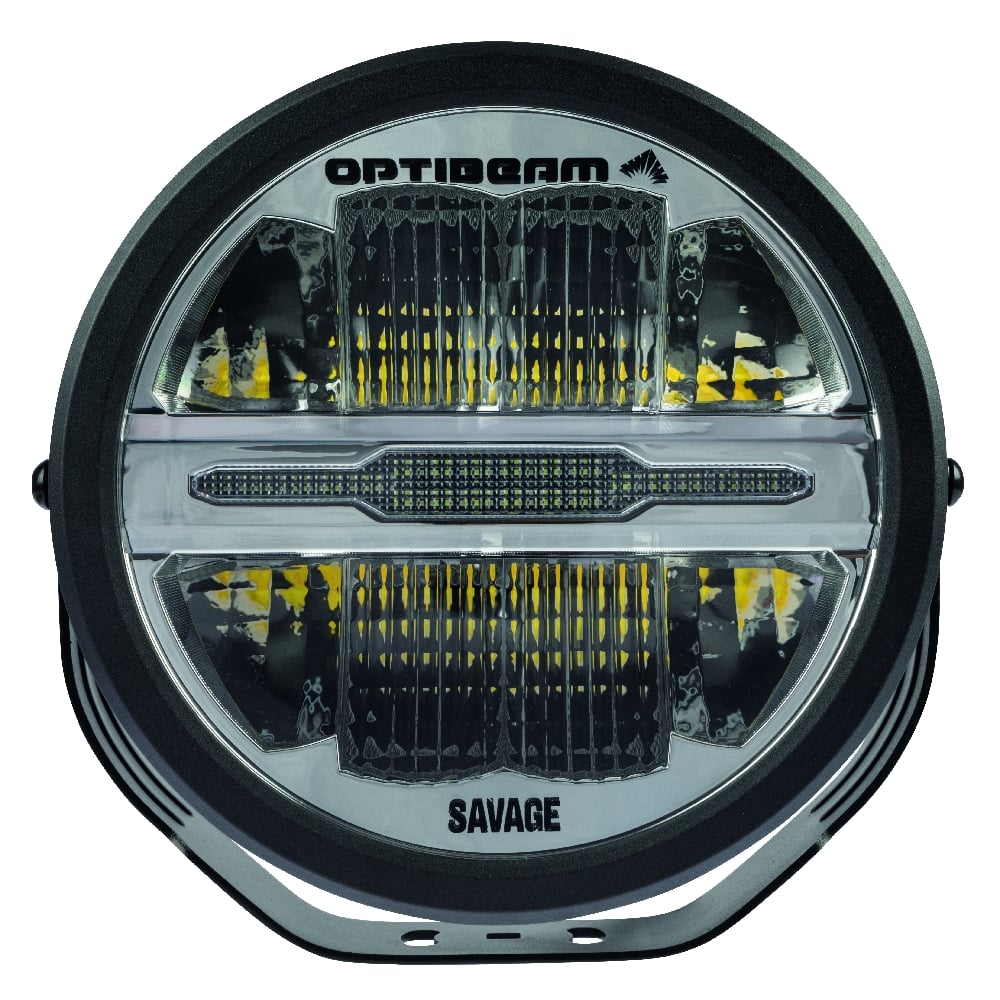 OPTIBEAM Extra light Savage 9" - produkt set fra siden | Optibeam