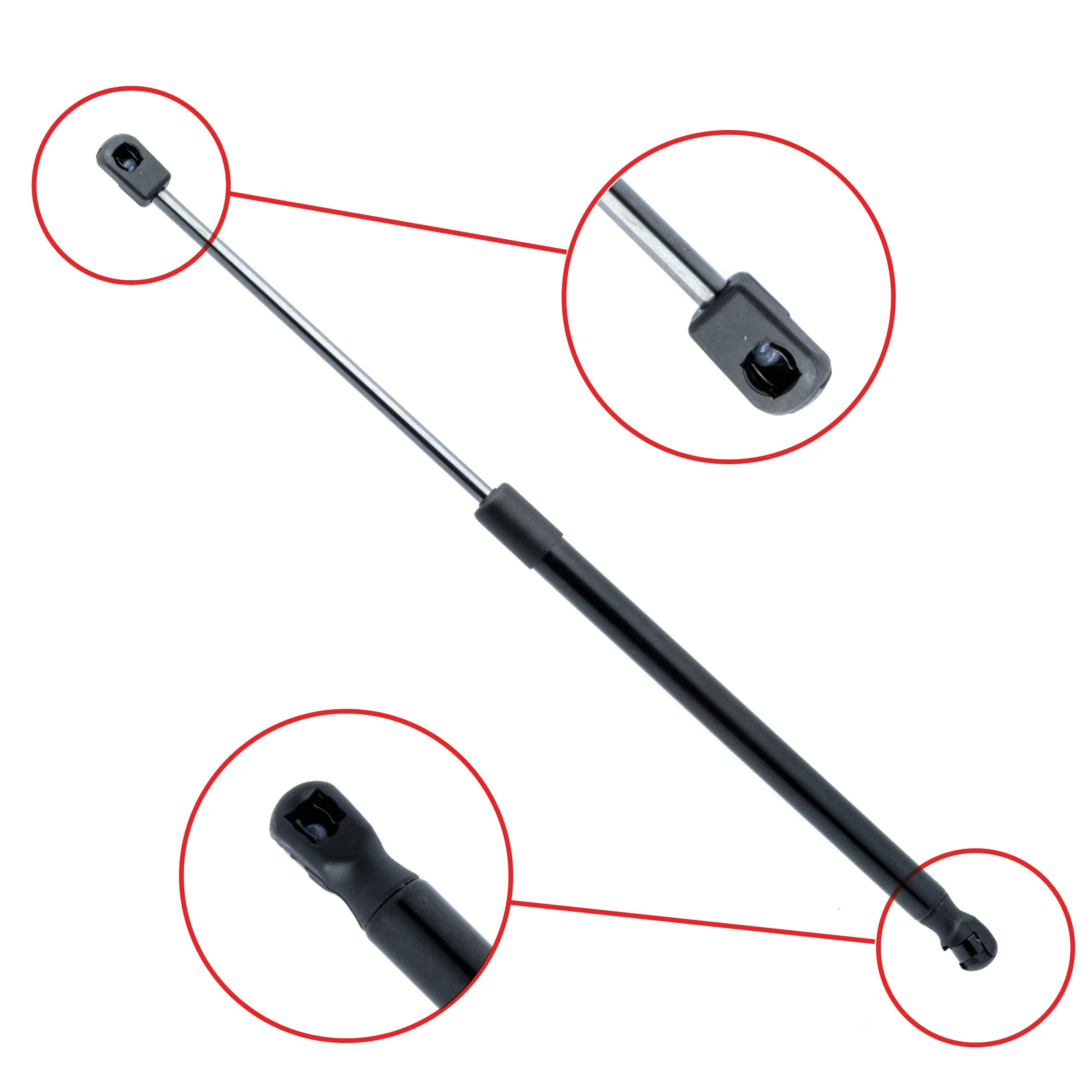 Gasfjäder till baklucka Audi A6 C6 Avant/A6 C6 Allroad – 475 mm/ 650 N
