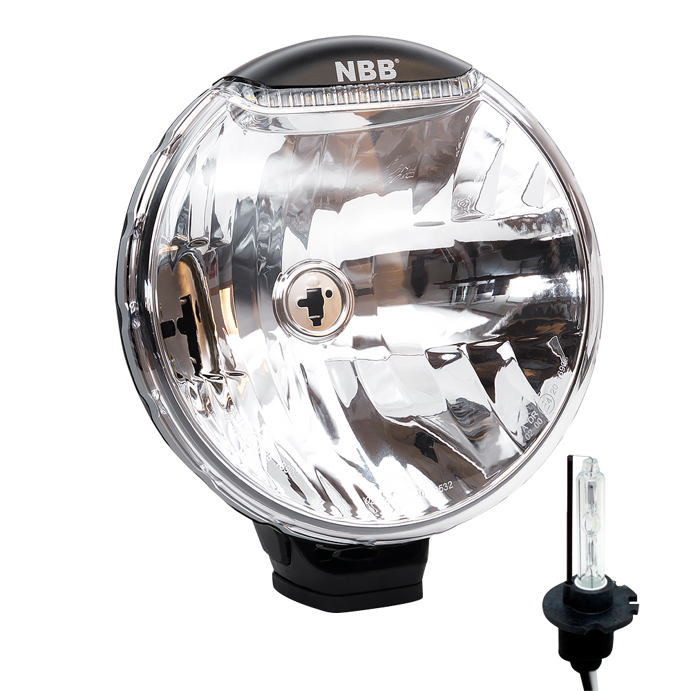 produktbild framifrån visande Extraljus NBB Alpha 225 60W Xenon – NBB