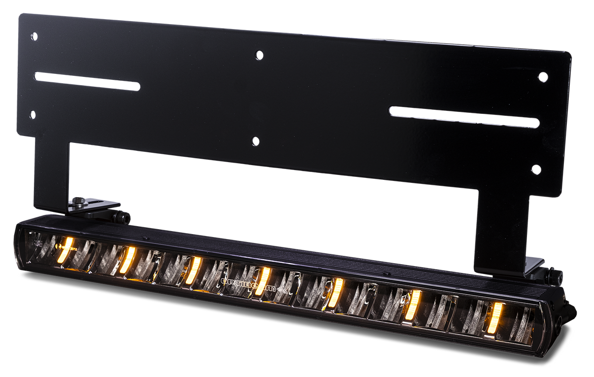 Extraljusfäste till Tesla LEDramp – Infällnadsfäste vit – alternativ vy | TESLA