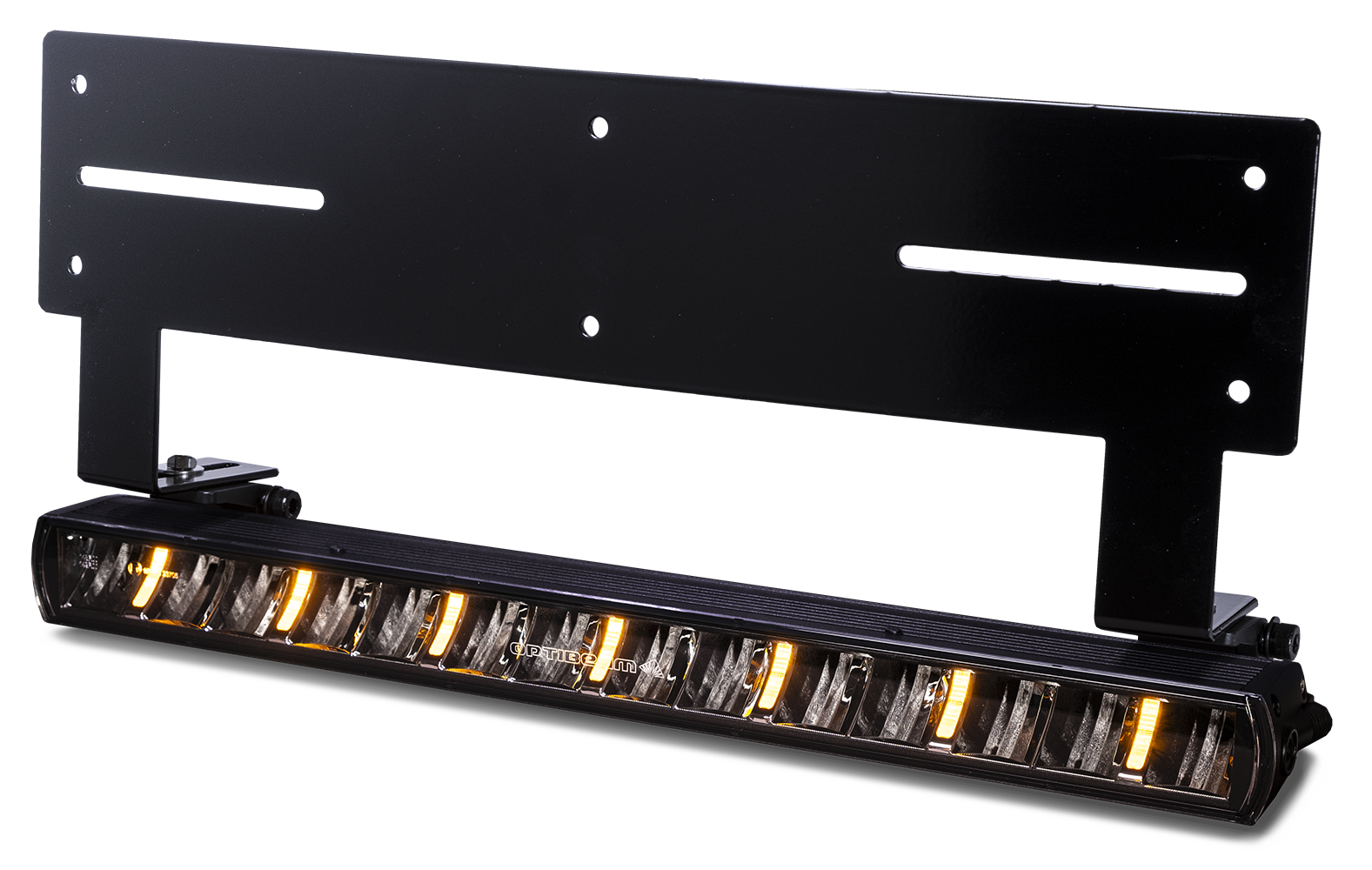 Extraljusfäste till Tesla LEDramp – Infällnadsfäste vit – alternativ vy | TESLA