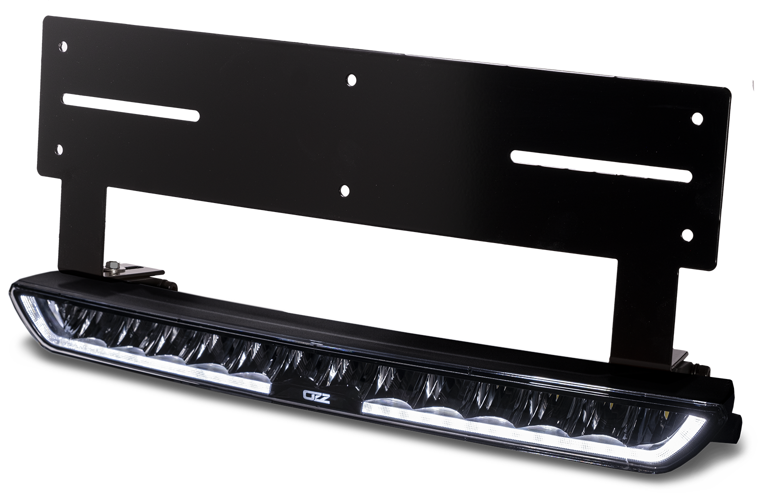 Extraljusfäste till Tesla LEDramp – Infällnadsfäste vit – kompletterande vy | TESLA