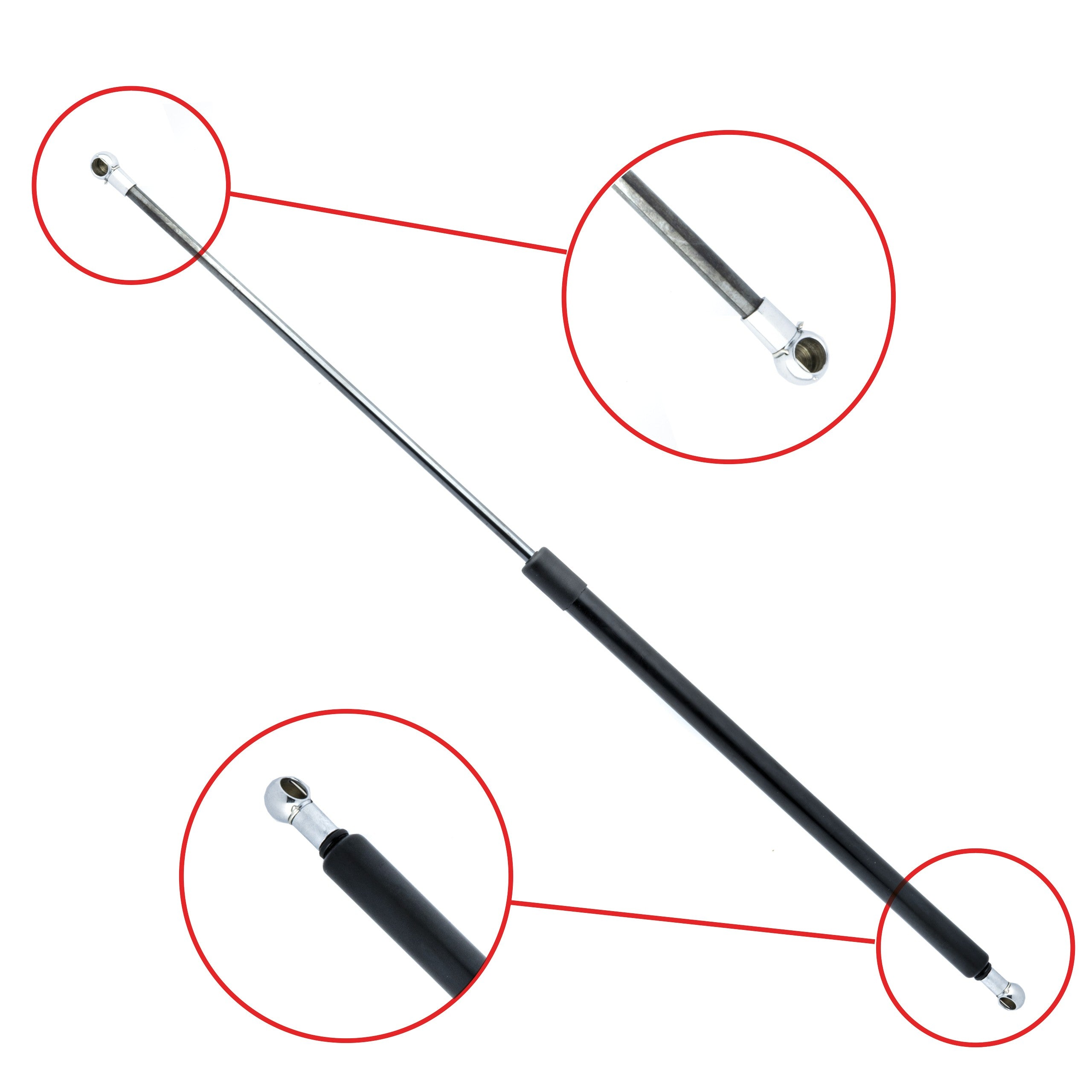 Gasfjäder till baklucka Nissan Kubistar/Renault Kangoo I m.fl. – 690 mm/ 630 N