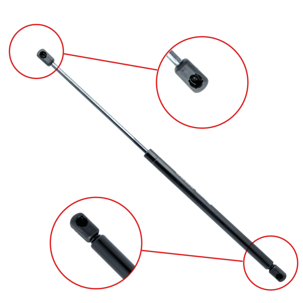 Gasfjäder till baklucka VW Golf V/Golf VI – 528 mm/ 420 N