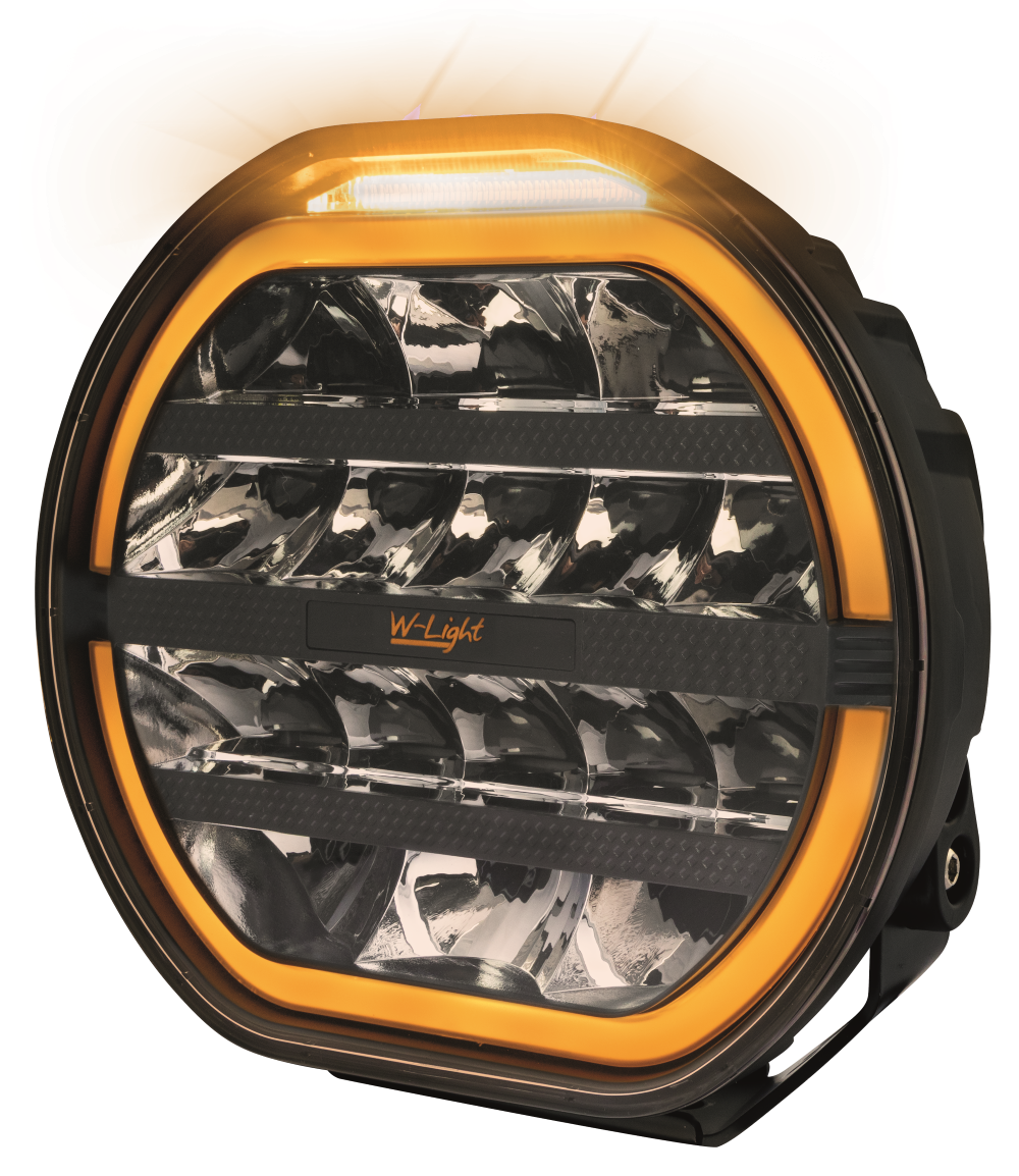 W - light Fury 9" 160w - produkt set fra siden | W-Light