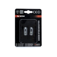 Halogenlampa – W5W – 3000K – 9V - 16V – 5 W – 2-pack