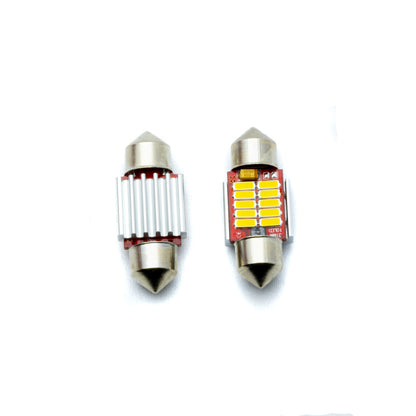 LED-lampa för bil – C5W – SV8.5–8 – 5000K – 12 LED – SMD 4014 – 31 mm – 2-pack