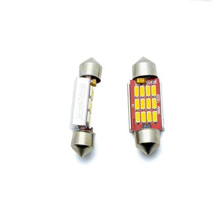 LED-lampa för bil – C5W – SV8.5–8 – 5000K – 12 LED – SMD 4014 – 31 mm – 2-pack