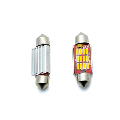 LED-lampa för bil – C5W – SV8.5–8 – 5000K – 12 LED – SMD 4014 – 31 mm – 2-pack