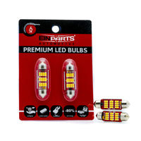 LED-lampa för bil – C5W – SV8.5–8 – 5000K – 12 LED – SMD 4014 – 39 mm – 2-pack
