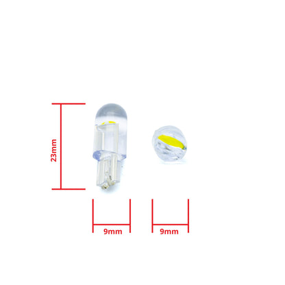 LED-lampa för bil – W5W – W2,1x9,5d – 6000K – 1 LED – COB – 2-pack