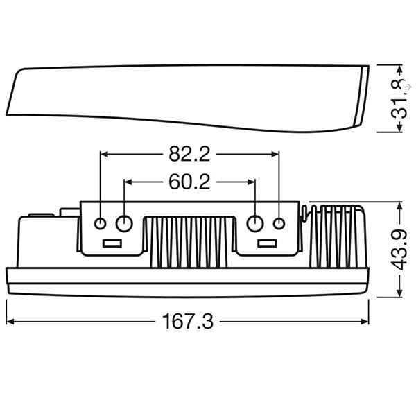 extra vy som visar funktioner på OSRAM LEDriving LG – OSRAM