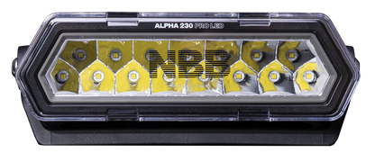NBB Alpha 230 Pro LED ekstra lysrampe - produkt set fra siden | NBB