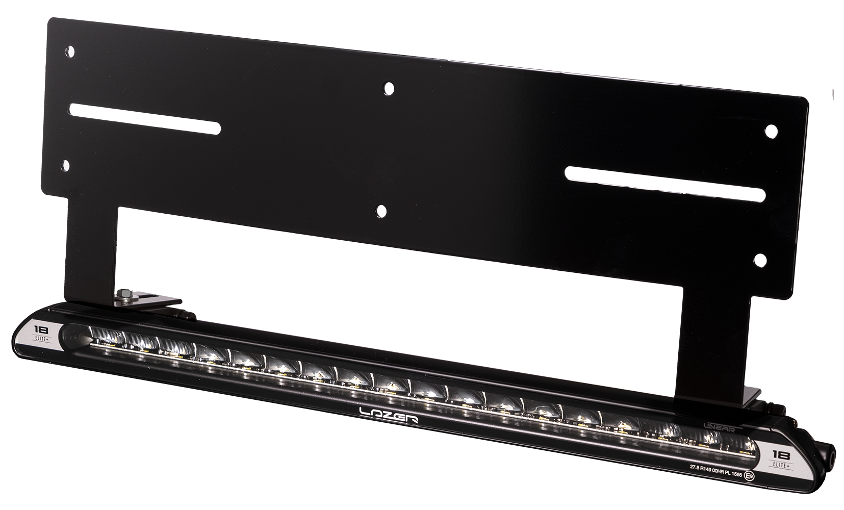 produktbillede forfra viser Lazer Linear 18 Elite + TESLA Model 3 & Y Pakke – Lazer