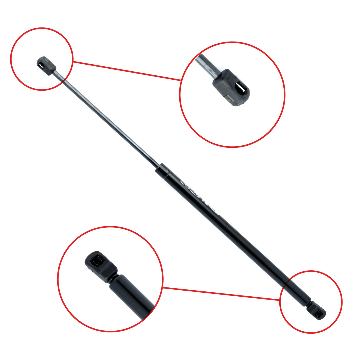 Gasfjäder till baklucka Honda CIVIC VII – 568 mm/ 360 N