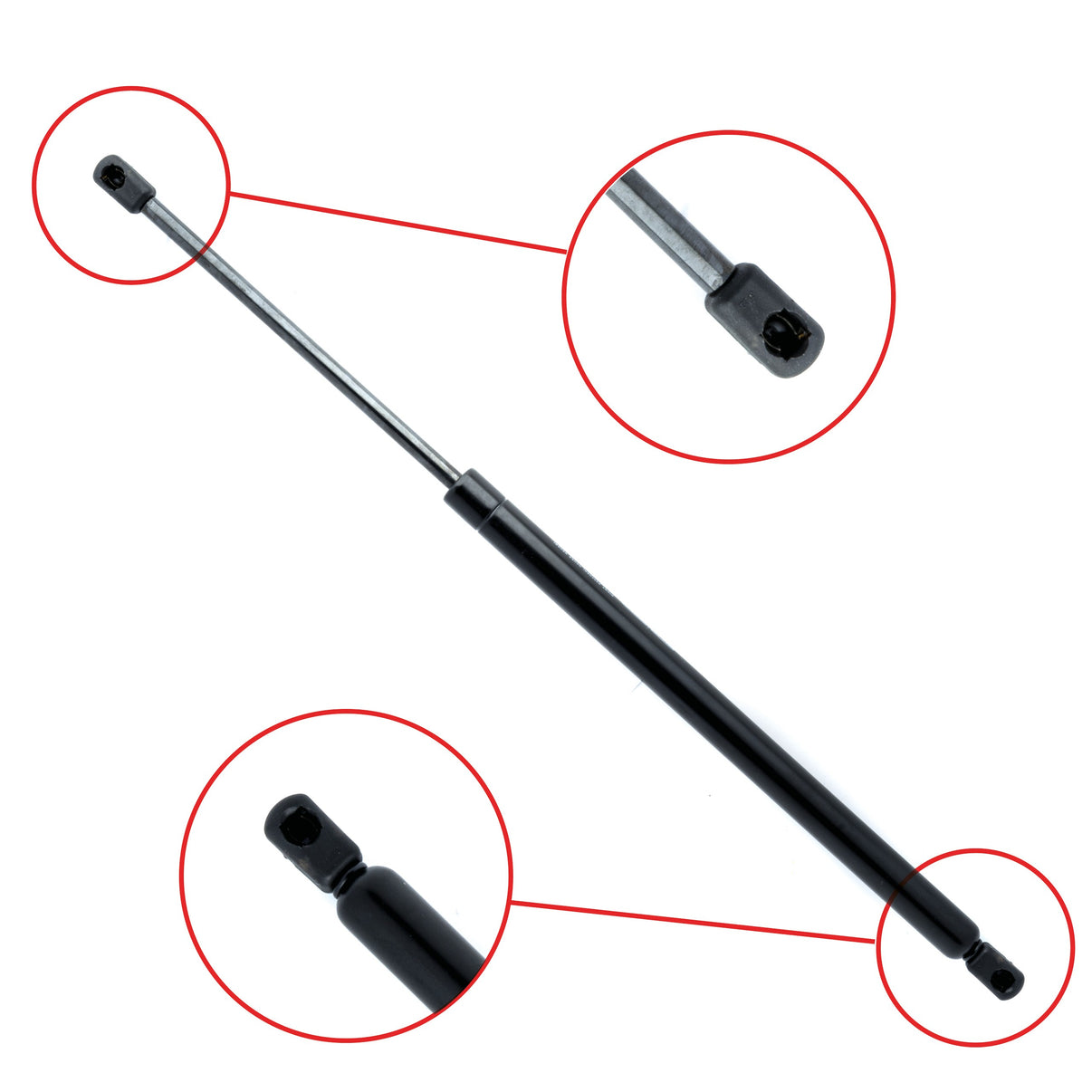 Gasfjäder till baklucka Ford Galaxy 05/06- klapa – 574 mm/ 990 N