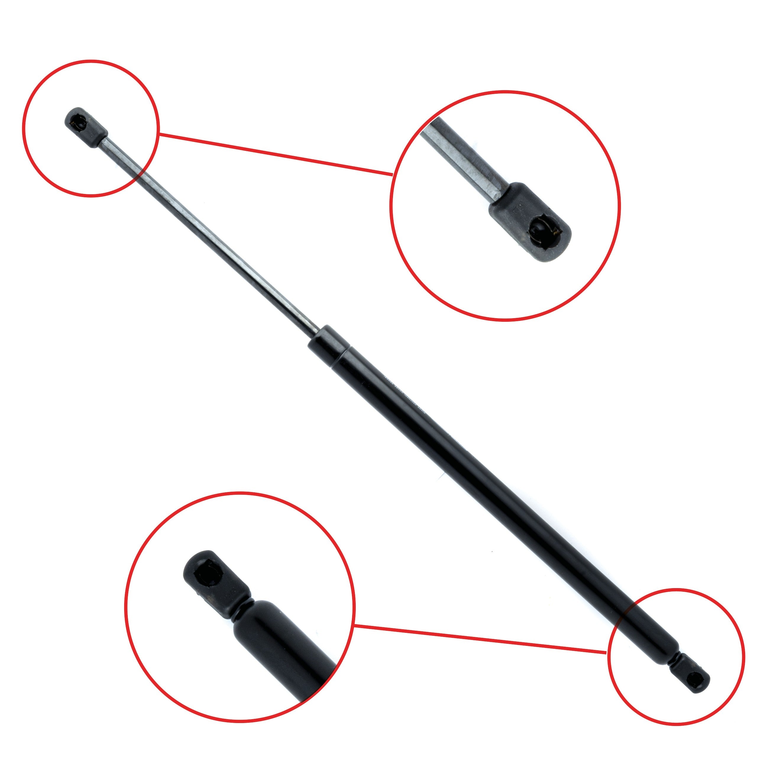 Gasfjäder till baklucka Ford Galaxy 05/06- klapa – 574 mm/ 990 N