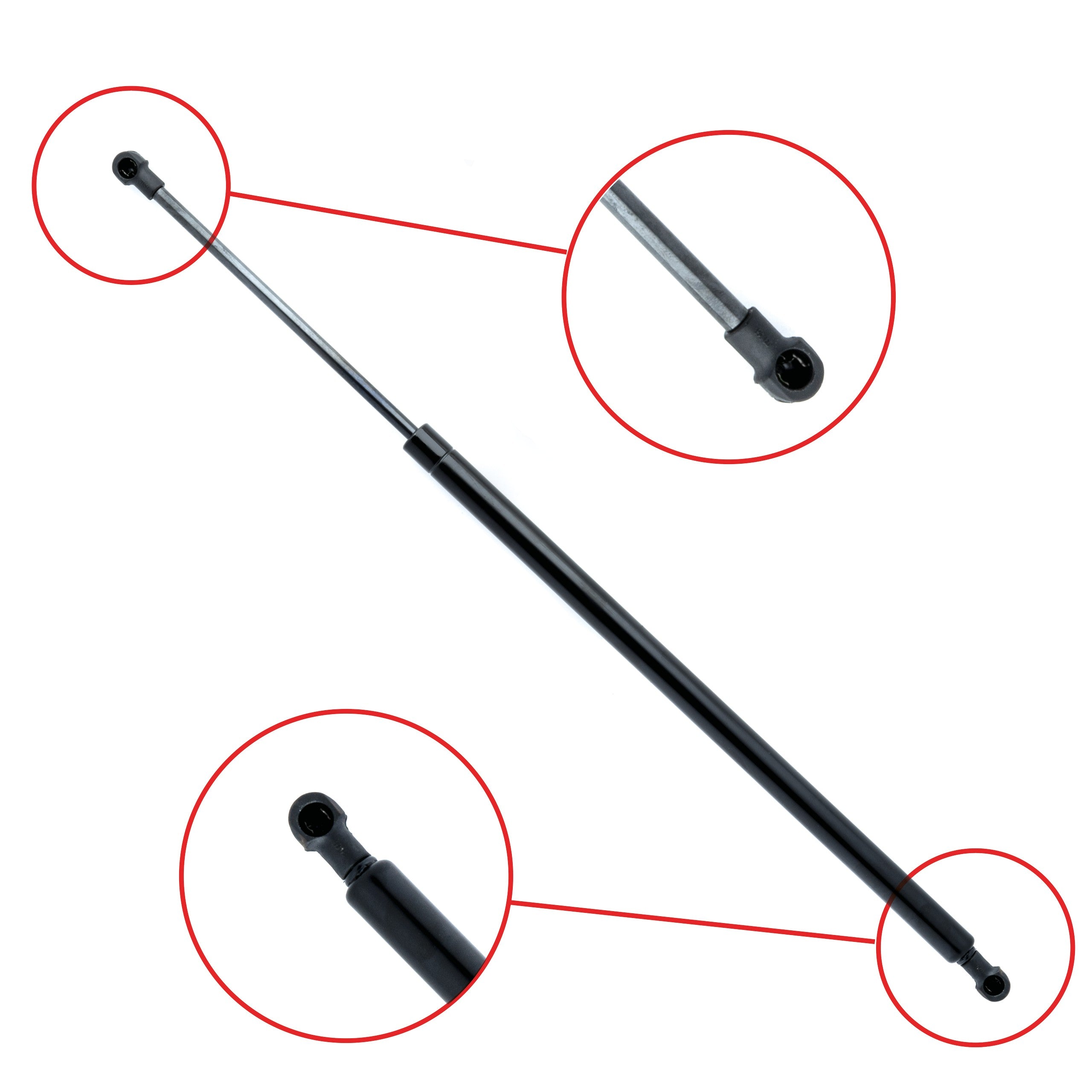Gasfjäder till baklucka Nissan Note I – 590 mm/ 435 N