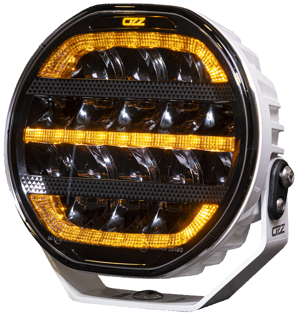 produktbild framifrån visande OZZ XR2 7" White RAD5 – OZZ