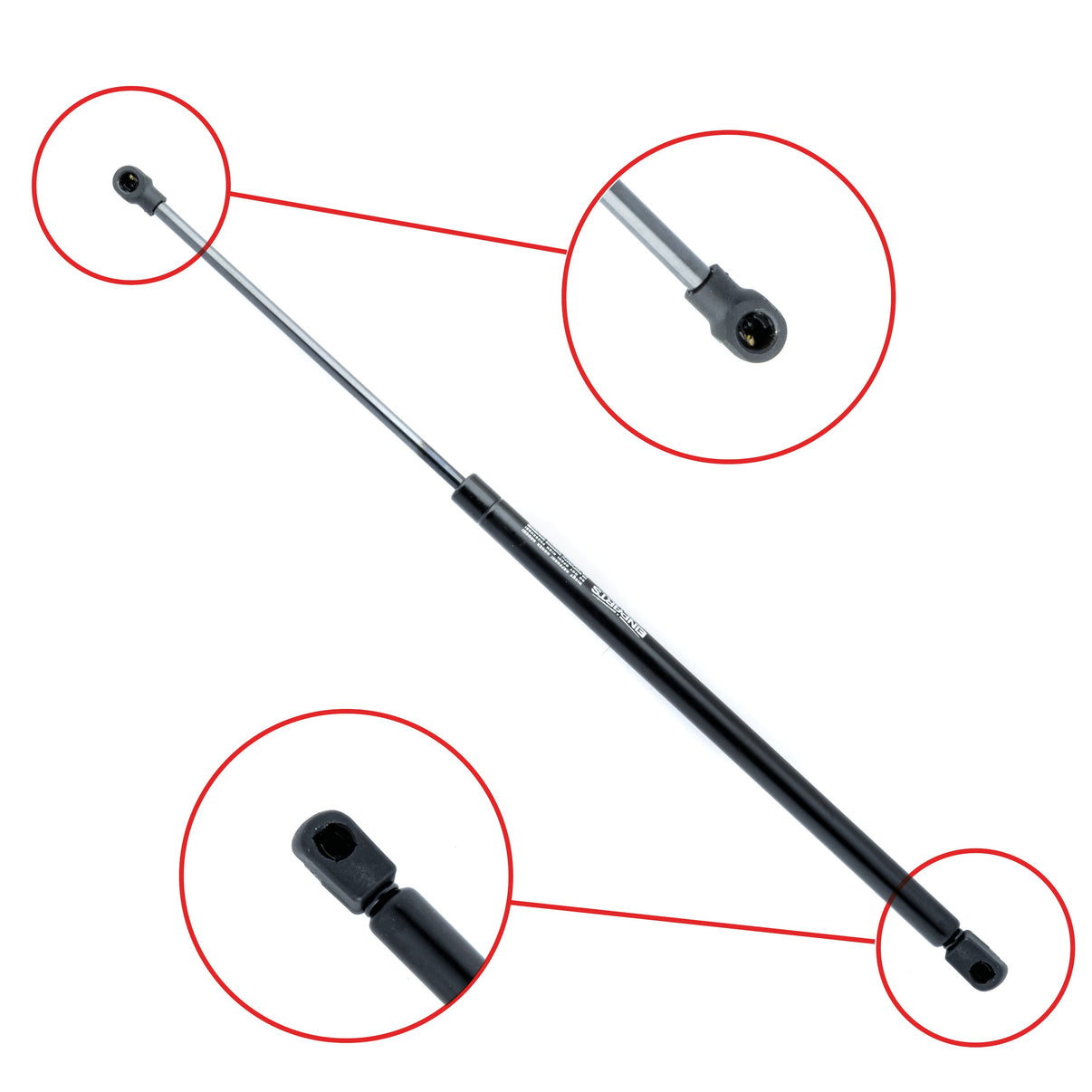 Gasfjäder till baklucka VW Golf III/Polo – 585 mm/ 360 N