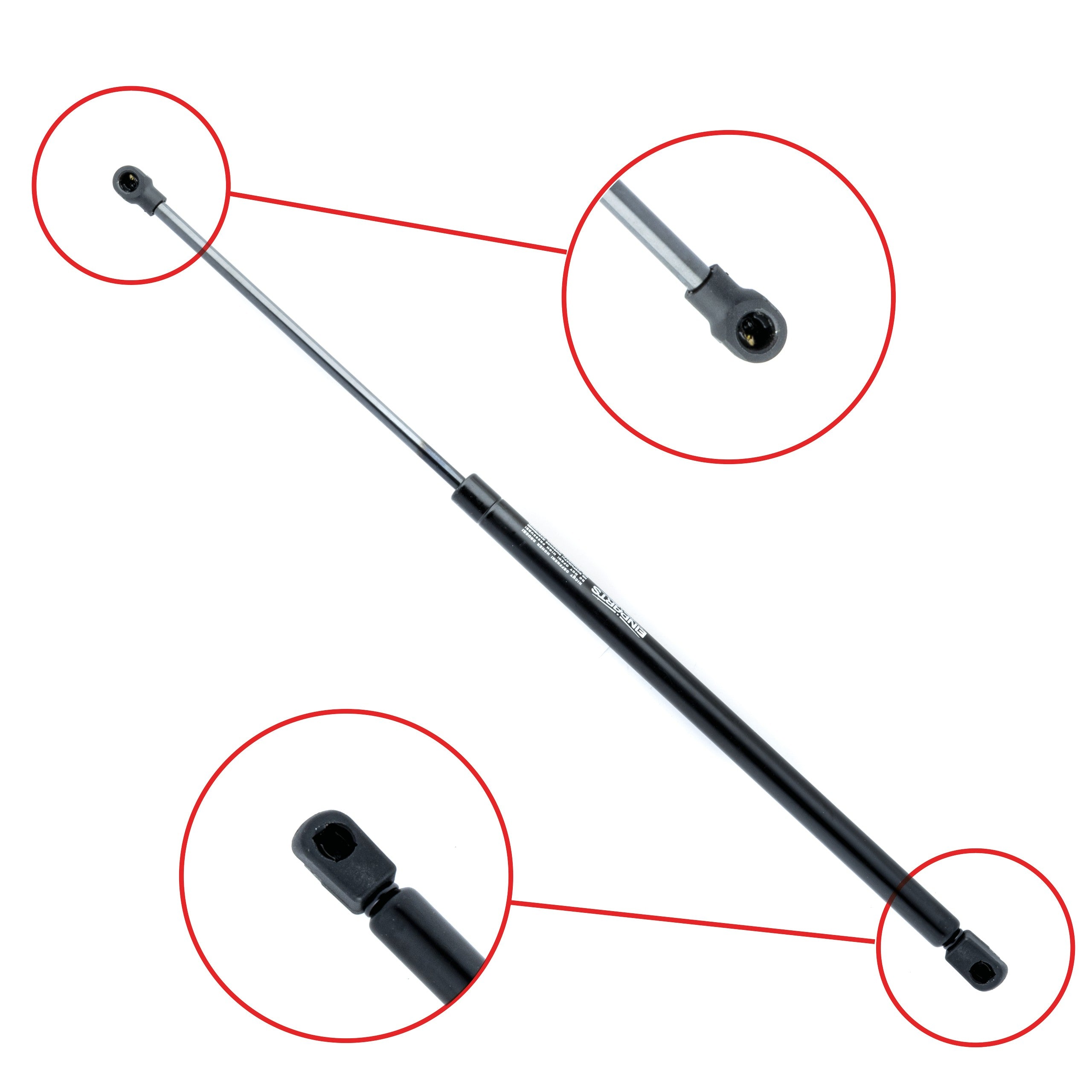 Gasfjäder till baklucka VW Golf III/Polo – 585 mm/ 360 N