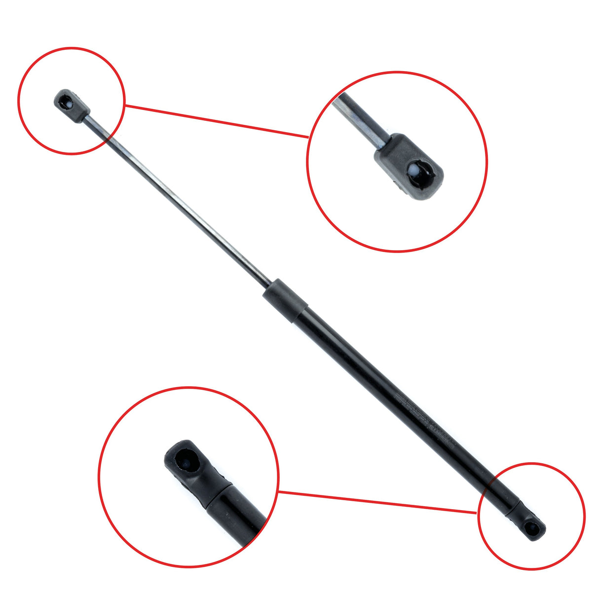 Gasfjäder till baklucka Audi A4 B6 Avant – 502 mm/ 530 N
