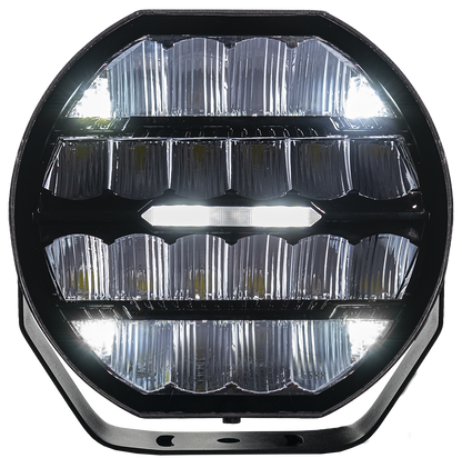 LED ekstra lys Stellar Sort RAD5 >>CANBUS<< – 12.200 lm – 16.480 lm – LUXTAR – produkt set fra siden | LUXTAR