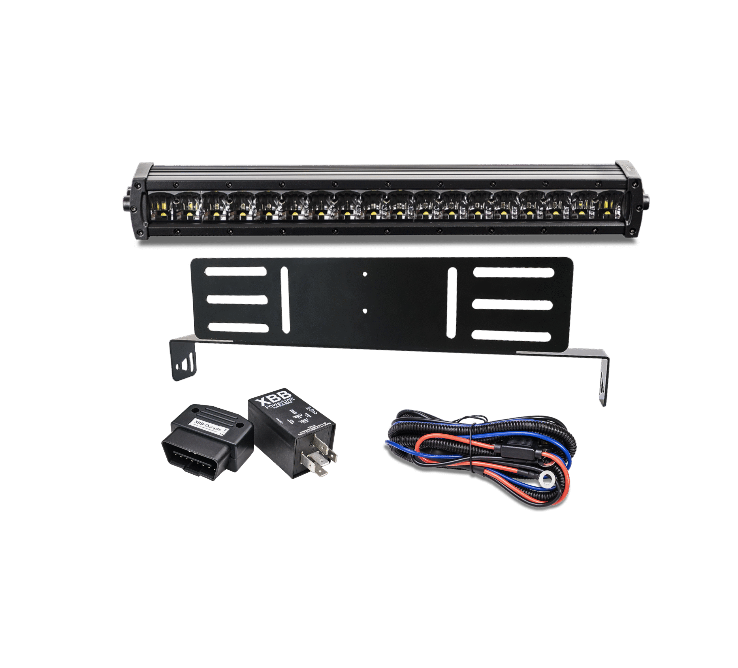 LUXTAR X18 Black Edition XBB forsænket pakke - forfra produktbillede | LUXTAR