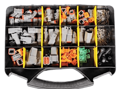 Deutsch Kontaktdon Sortimentlåda DT – närbild detaljer | Carlevel