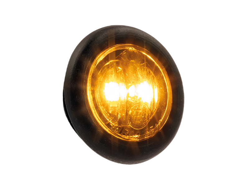 Positionslys, Optibeam Dark Phantom, 181AME ,Gul - produktbillede forfra | Optibeam