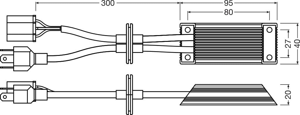 LEDriving SMART CAN BUS H4/H19 – förpackning och innehåll | OSRAM