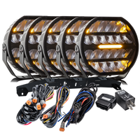 LED ekstra lys Stellar Sort RAD5 >>CANBUS<< – 12.200 lm – 16.480 lm – LUXTAR – produktbillede forfra | LUXTAR