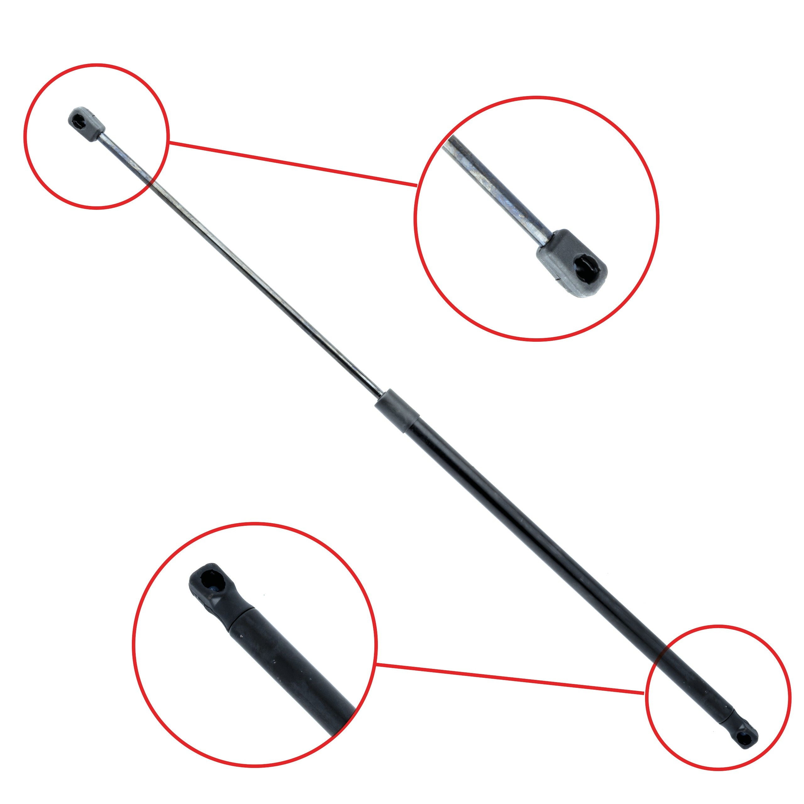 Gasfjäder till motorhuv Audi A6 C5/A6 C5 Avant m.fl. – 722 mm/ 310 N