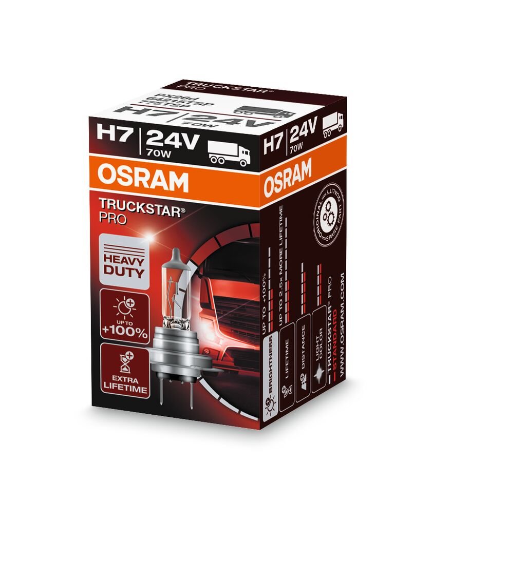 OSRAM Truckstar Pro – H7 – produktbild framifrån | OSRAM