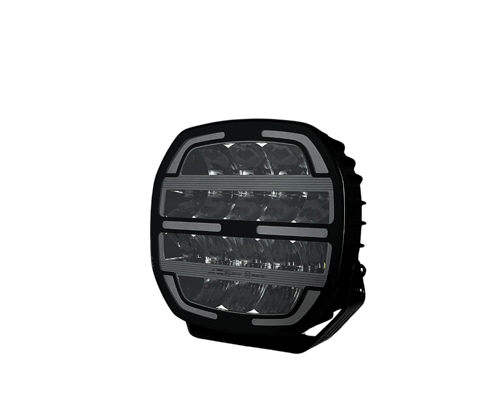 V - SIGHT Tron 9" Dobbelt position - Sort - produkt set fra siden | ANDET