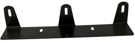 Extraljusfäste Svart 3 – 225mm – Long fixpoints – produktbild framifrån | Carlevel