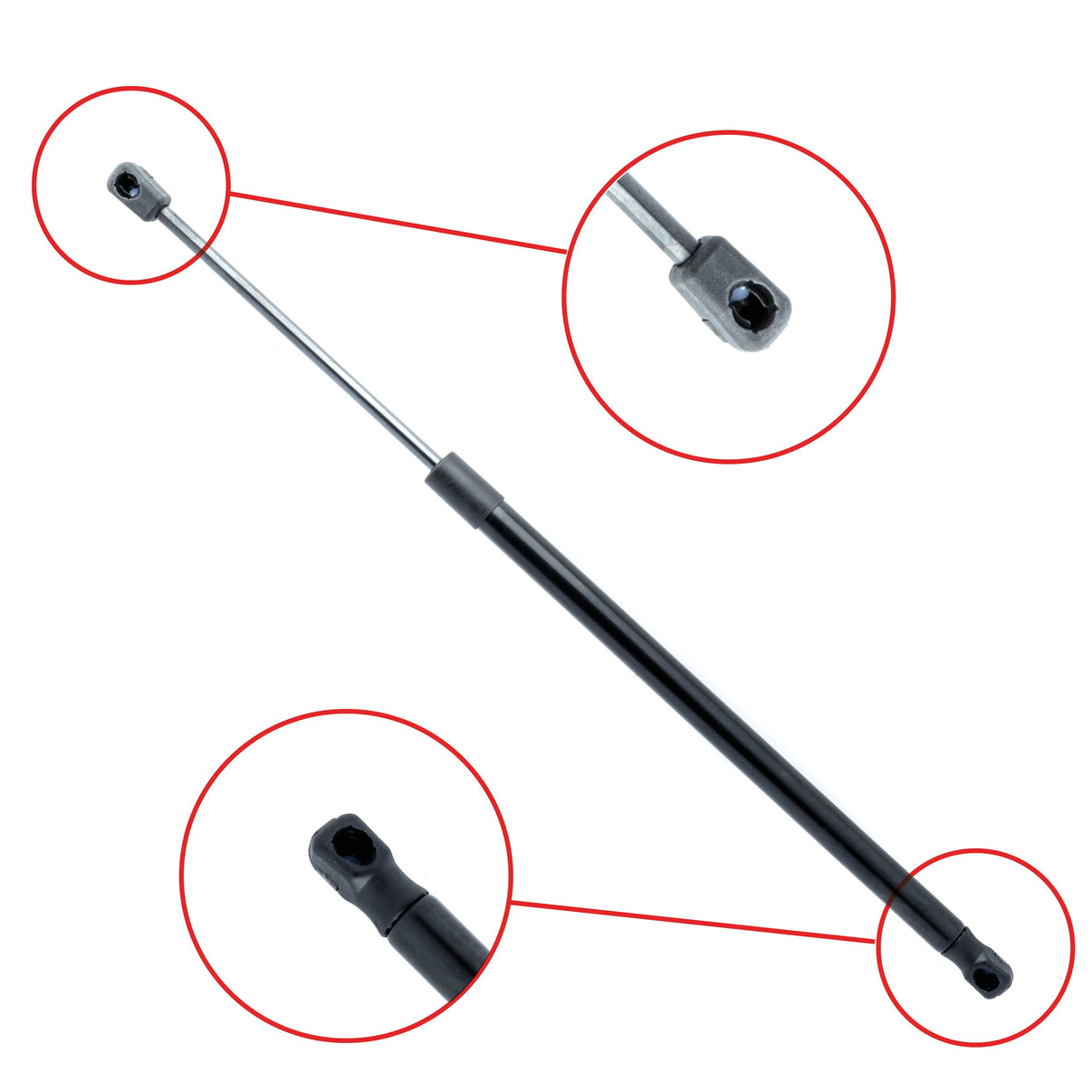 Gasfjäder till baklucka Toyota Corolla Verso – 531 mm/ 545 N