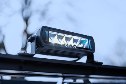 närbild på detaljer och material av LEDriving LIGHTBAR FX125 – SP GEN 2 – SPOT – OSRAM