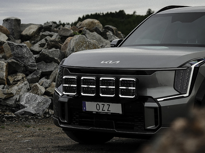 installationsvy för OZZ SQR 9″ Black 160W – LED Extraljus – OZZ