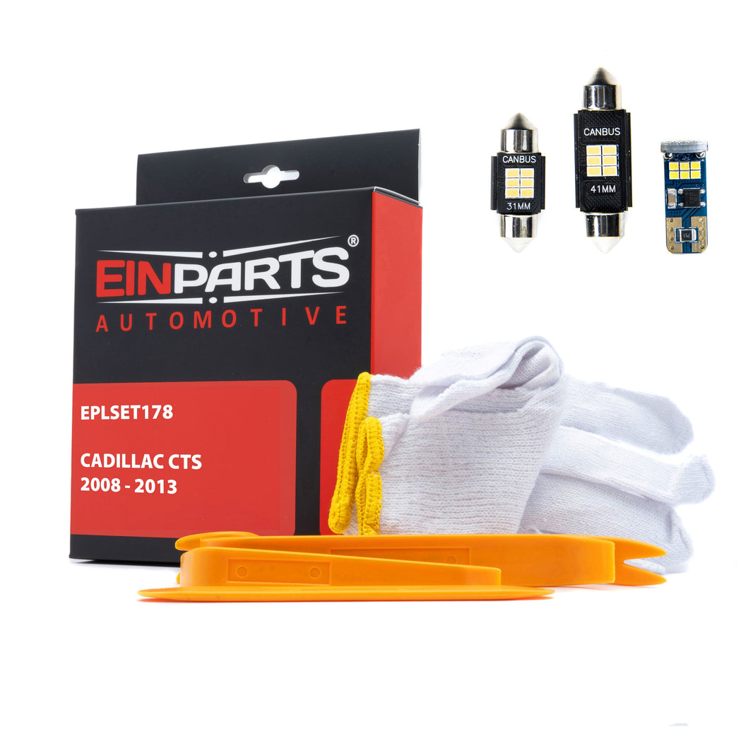 LED-interiörbelysning Cadillac Cts – 6000K – 21-pack