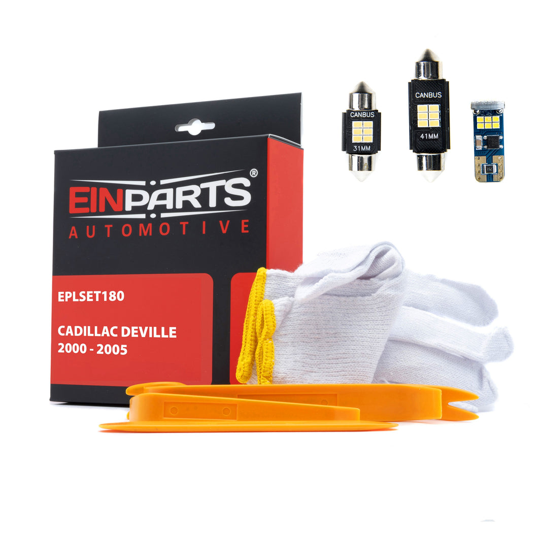 LED-interiörbelysning Cadillac Deville – 6000K – 19-pack