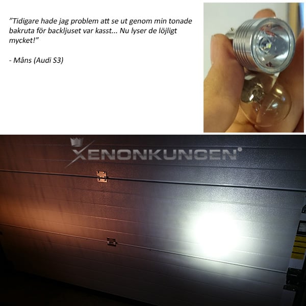T20 – W21W LED Baggrundslys 10W – ekstra billede | ANDET