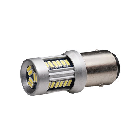 produktbillede fra forsiden viser BA15S – 1156 30SMD 12 – 24V Hvid – Xenon King