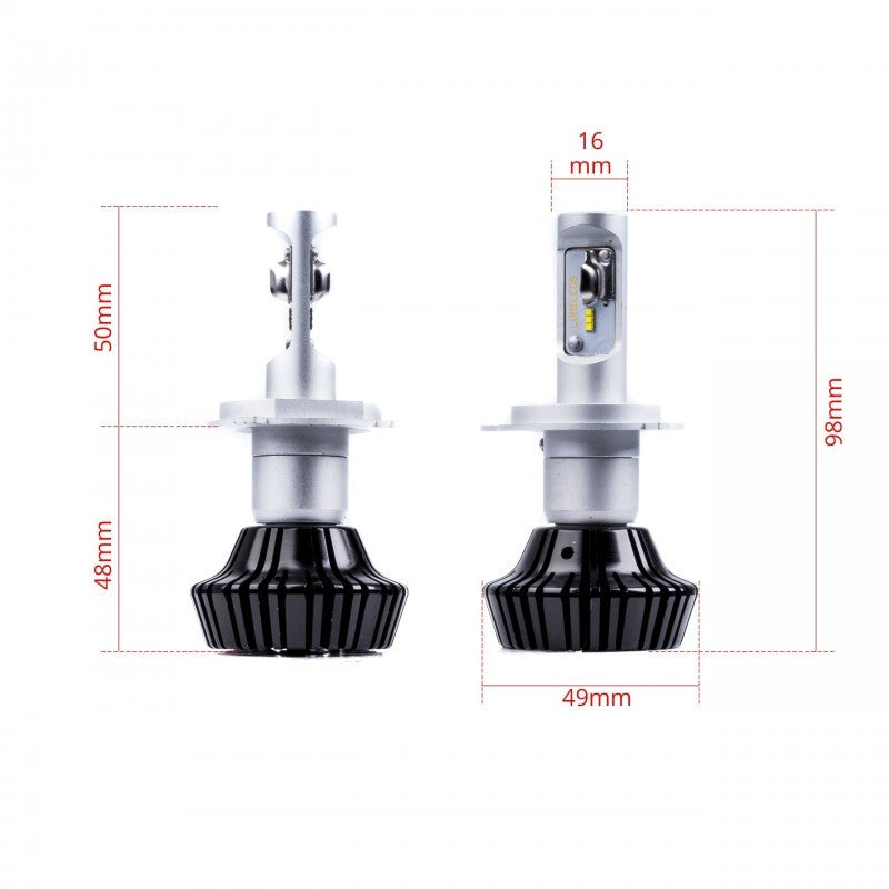 LED-lampa för motorcykel – PHILIPS – H4 – P43t-38 – 6000K – 30 W – 9V - 32V