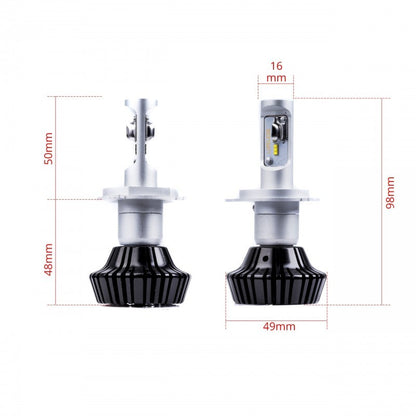 LED-lampa för motorcykel – PHILIPS – H4 – P43t-38 – 6000K – 30 W – 9V - 32V