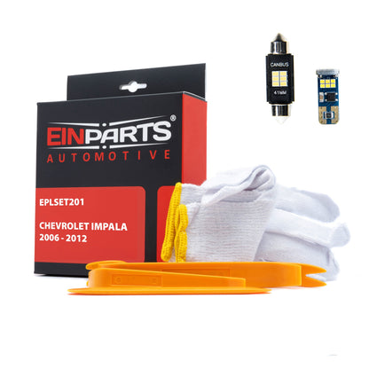 LED-interiörbelysning Chevrolet Impala – 6000K – 14-pack