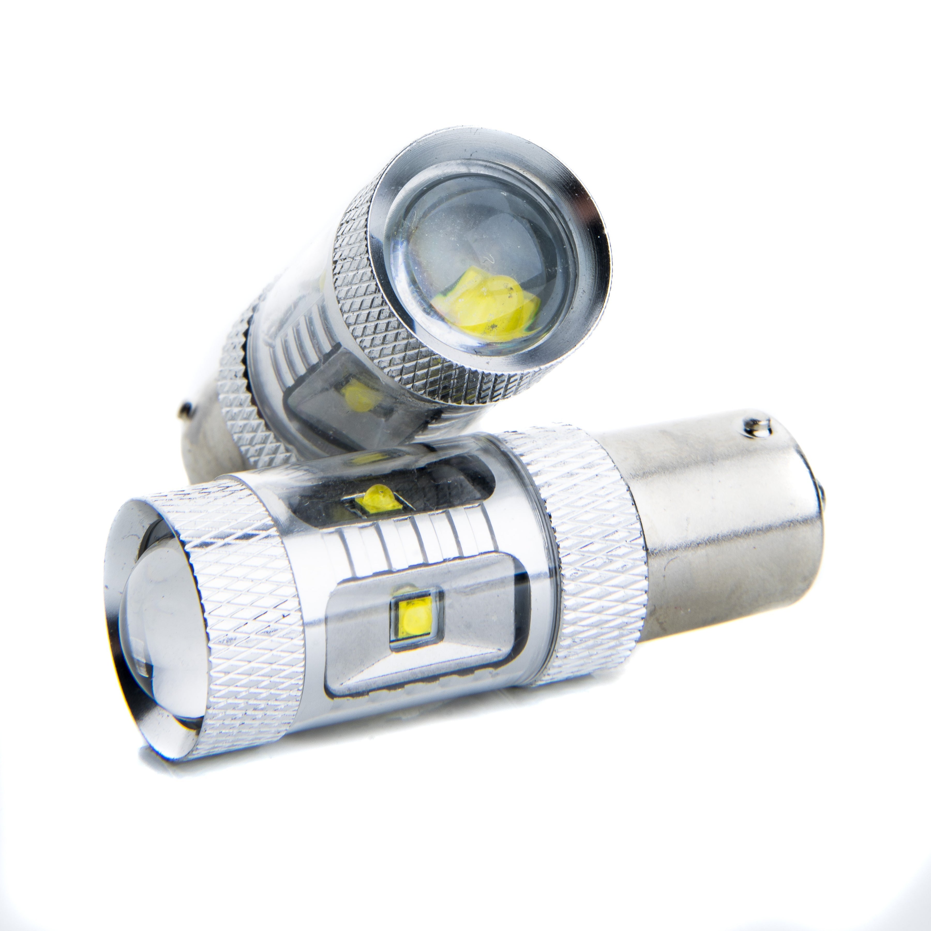 LED-lampa för bil – P21W – BA15S – 6000K – 6 LED – CREE XT-E – 2-pack