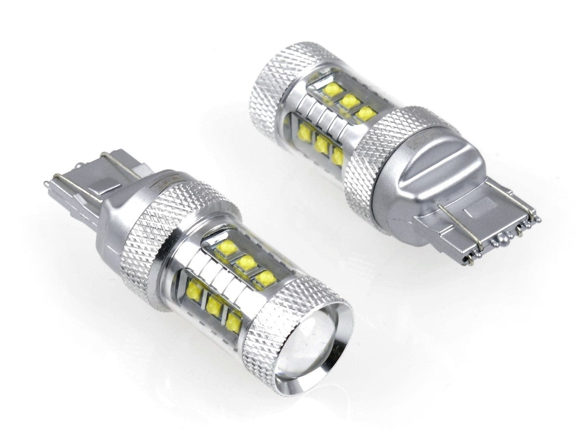 LED-lampa för bil – W21W – W3x16q – 6000K – 16 LED – CREE XT-E – 2-pack